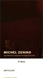 Mobile Screenshot of michelzenino.net